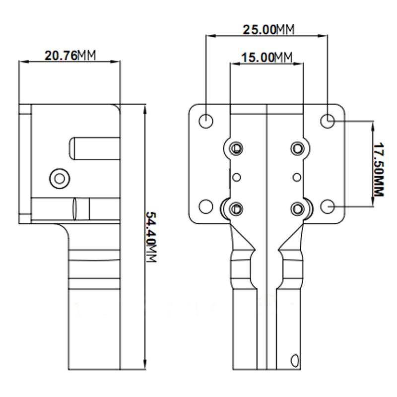 Drone Landing Gear - Mini servo électrique en métal de